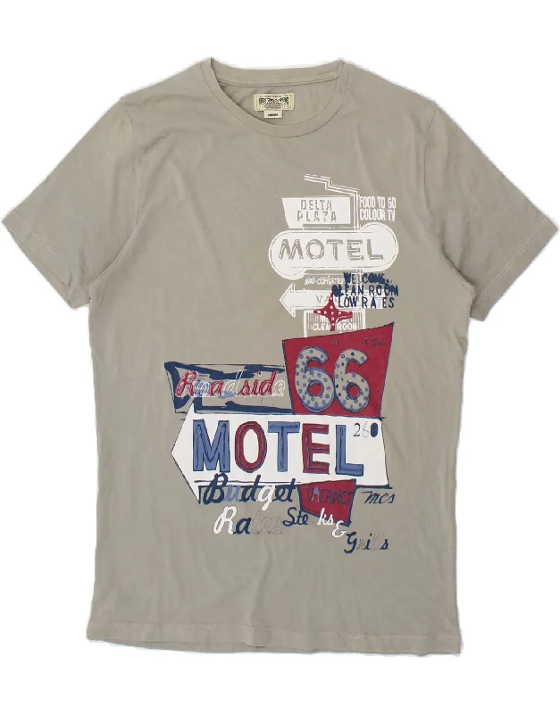 MARLBORO CLASSICS Mens Graphic T-Shirt Top Medium Grey-- Cozy Warm Stylish