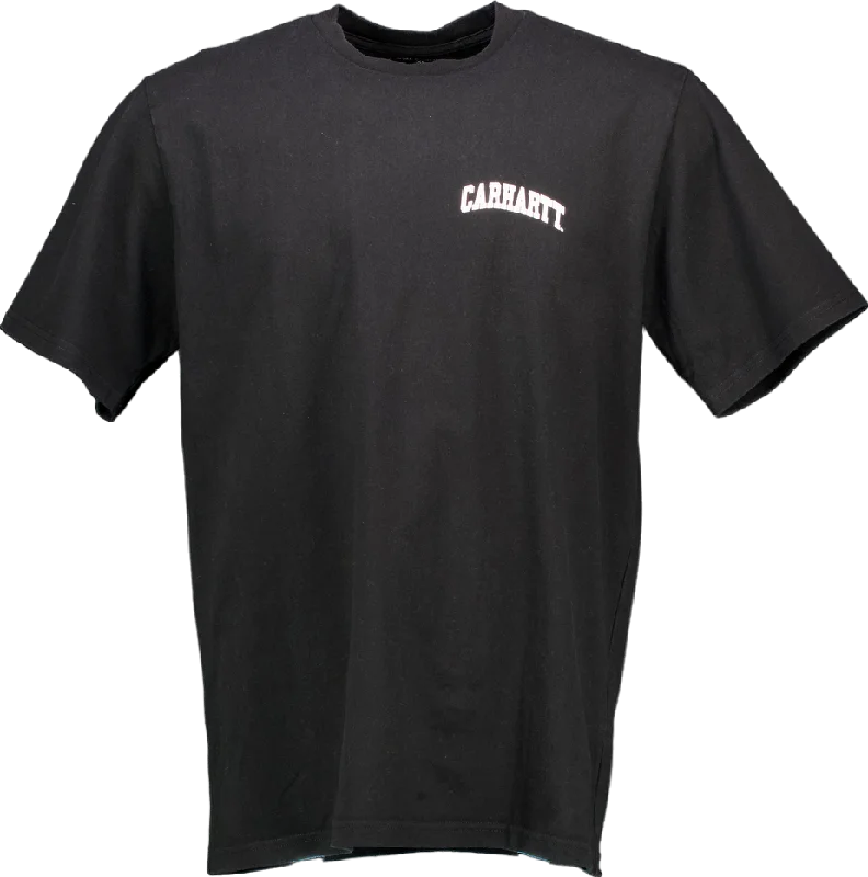Carhartt Black T-Shirt UK XL-- Terry Blend Velvet Blend Canvas Blend