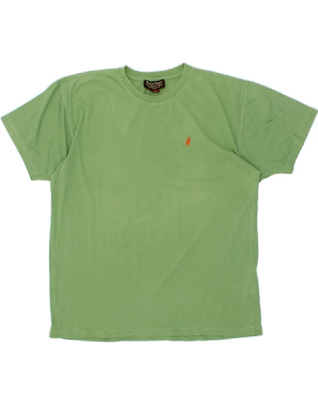 MARLBORO CLASSICS Mens T-Shirt Top XL Green Cotton-- Front Pockets Side Pockets Patch Pockets MARLBORO CLASSICS Mens T-Shirt Top XL Green Cotton-- Front Pockets Side Pockets Patch Pockets