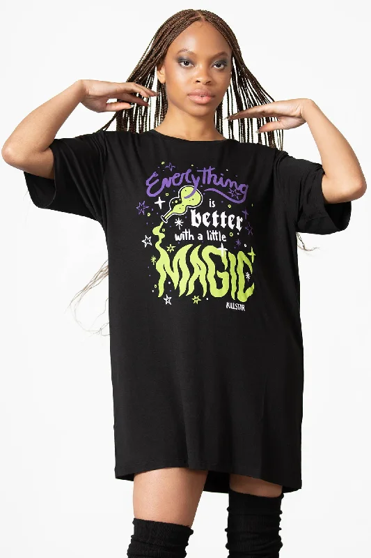 Magic Rest T-Shirt-- Sequined Glittery Shiny