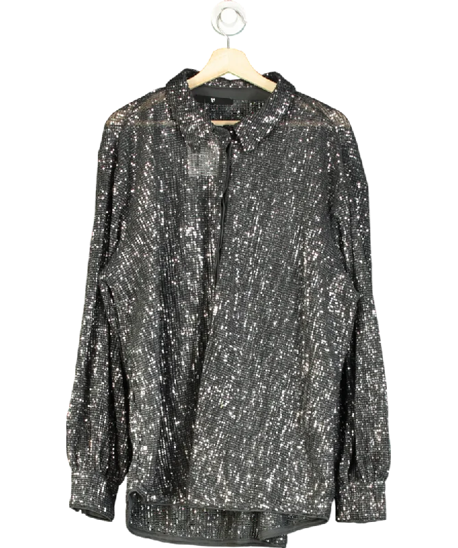Very Metallic Curve Silver Sequin Shirt UK XXL-- Rayon Fabric Velvet Fabric Corduroy Fabric Very Metallic Curve Silver Sequin Shirt UK XXL-- Rayon Fabric Velvet Fabric Corduroy Fabric