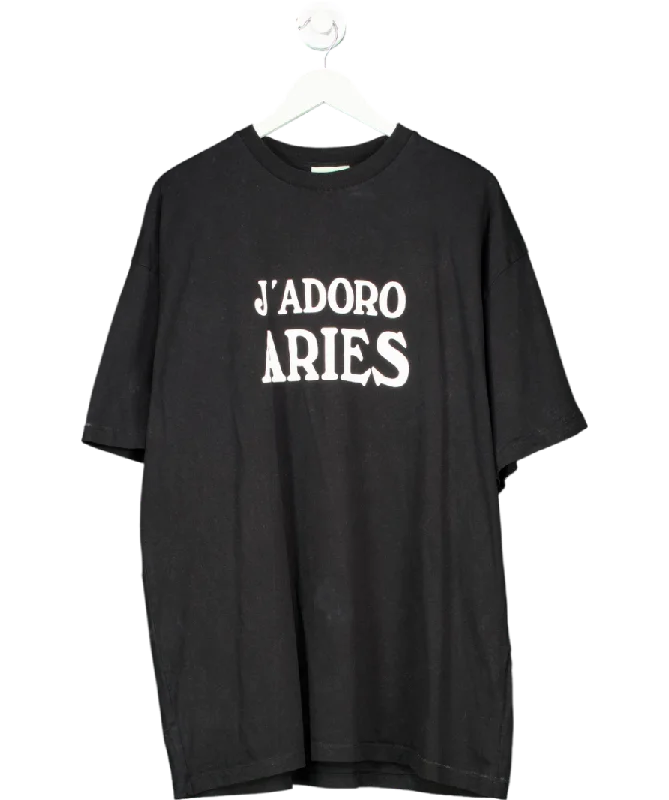 Black J'adoro Aries T-shirt 100% Cotton UK XXL-- Denim Fabric Leather Fabric Suede Fabric Black J'adoro Aries T-shirt 100% Cotton UK XXL-- Denim Fabric Leather Fabric Suede Fabric
