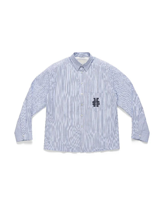 HS Padded Overshirt - Ballad Bleue-- Chenille Brocade Lace