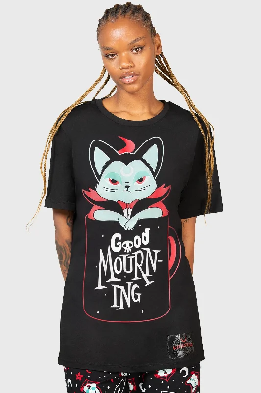 Catnap T-Shirt-- Lace Blend Ribbed Blend Corduroy Blend