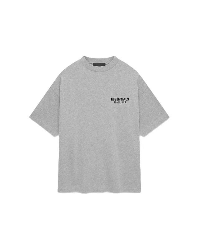 Jersey Crewneck T-Shirt - Light Heather Gray-- Knit Fabric Woven Fabric Fleece Fabric Jersey Crewneck T-Shirt - Light Heather Gray-- Knit Fabric Woven Fabric Fleece Fabric