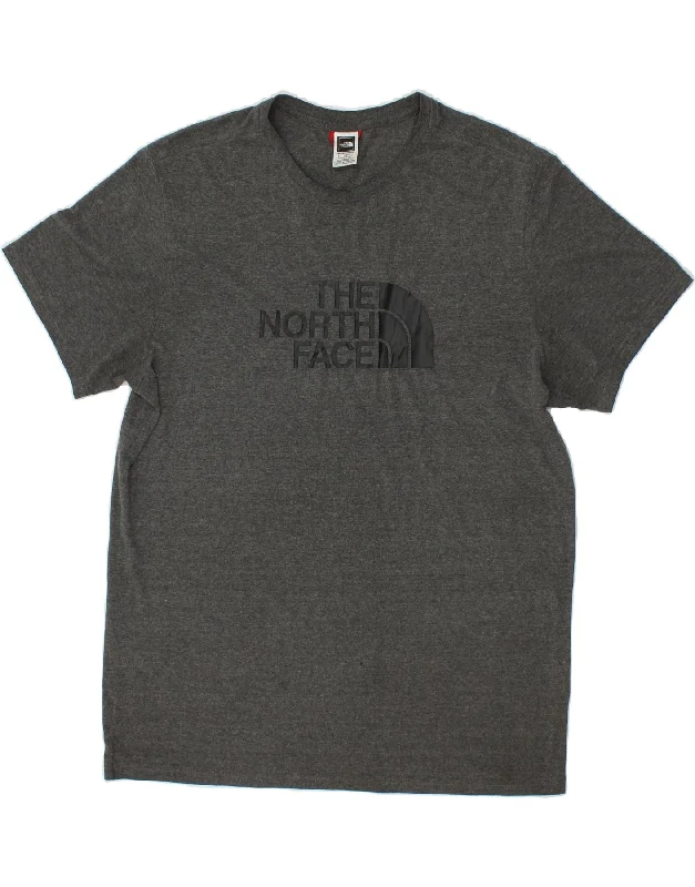 THE NORTH FACE Mens Graphic T-Shirt Top Large Grey Cotton-- Chenille Brocade Lace