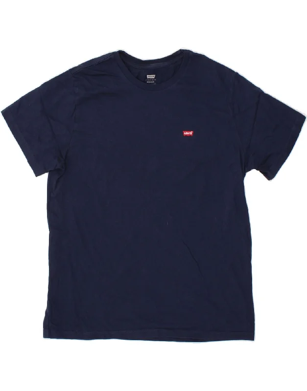LEVI'S Mens Standard T-Shirt Top Large Navy Blue-- Chenille Fabric Brocade Fabric Lace Fabric LEVI'S Mens Standard T-Shirt Top Large Navy Blue-- Chenille Fabric Brocade Fabric Lace Fabric