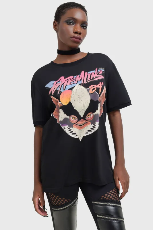 Gremlins 84 T Shirt-- Mesh Blend Leather Blend Suede Blend
