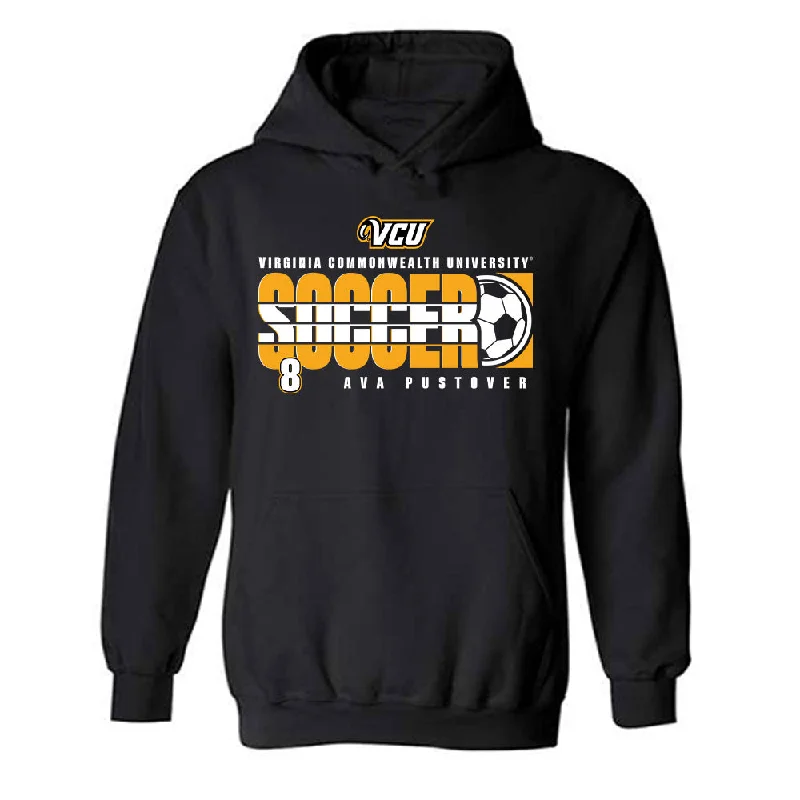VCU - NCAA Women's Soccer : Ava Pustover - Hooded Sweatshirt Classic Fashion Shersey Cotton Hoodie Fleece Lining Warmth