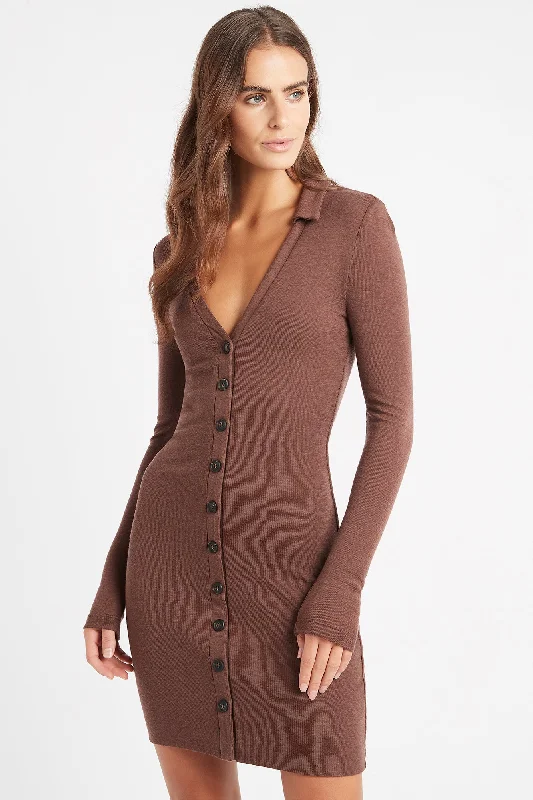 Steph Long Sleeve Mini Dress Stylish Short Sleeve Mini Dress