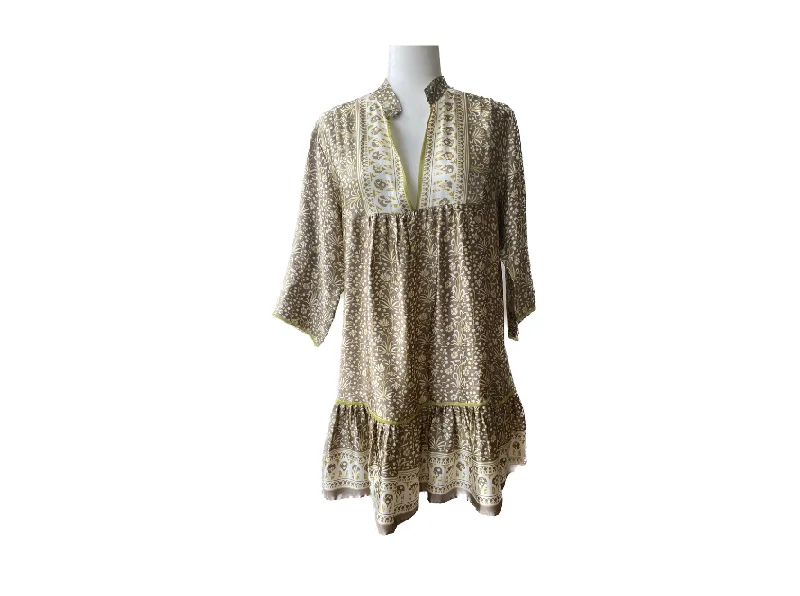 Lolita Jaca St Barth Silk Mini Dress Comfortable Boho Mini Dress