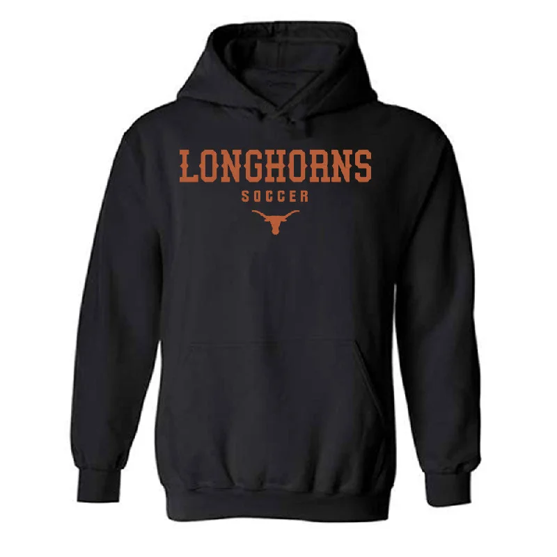 Texas - NCAA Women's Soccer : Cambry Patrick - Hooded Sweatshirt Hoodie with Hem Frayed Vintage Worn Texas - NCAA Women's Soccer : Cambry Patrick - Hooded Sweatshirt Hoodie with Hem Frayed Vintage Worn