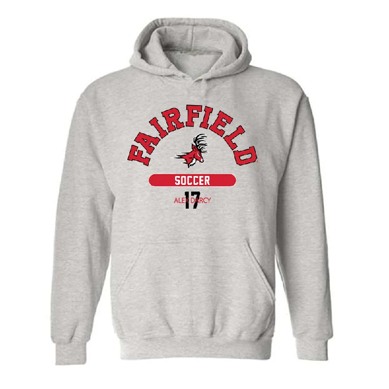 Fairfield - NCAA Women's Soccer : Alex Darcy - Hooded Sweatshirt Classic Fashion Shersey Hoodie Dress Longline Feminine Fairfield - NCAA Women's Soccer : Alex Darcy - Hooded Sweatshirt Classic Fashion Shersey Hoodie Dress Longline Feminine