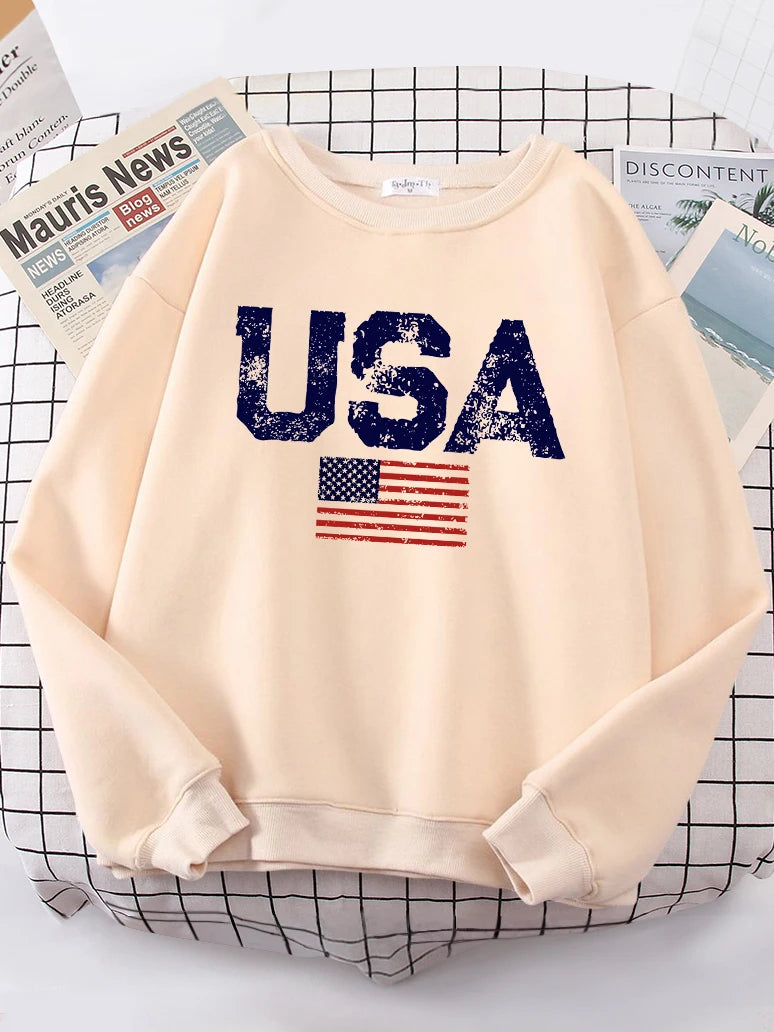 USA Letters American Flag Stars And Stripes Women Hoody Street Oversize Hoodies Personality Warm Hoodie hip hop Soft Clothes Hoodie with Button Placket Classic Preppy USA Letters American Flag Stars And Stripes Women Hoody Street Oversize Hoodies Personality Warm Hoodie hip hop Soft Clothes Hoodie with Button Placket Classic Preppy