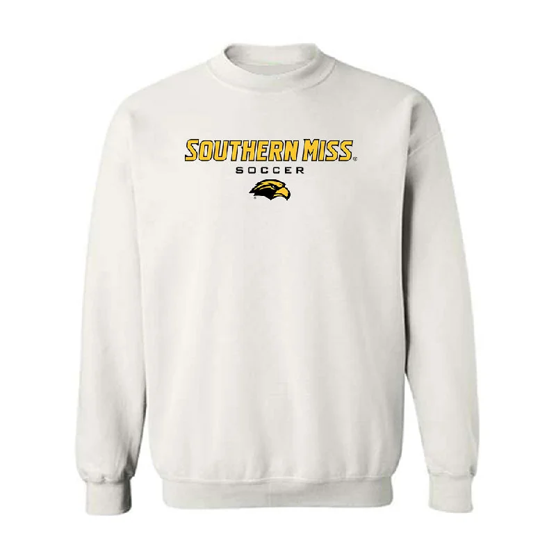 Southern Miss - NCAA Women's Soccer : Tay Collum - Classic Shersey Sweatshirt Hoodie with Hem Lace Feminine Delicate Southern Miss - NCAA Women's Soccer : Tay Collum - Classic Shersey Sweatshirt Hoodie with Hem Lace Feminine Delicate
