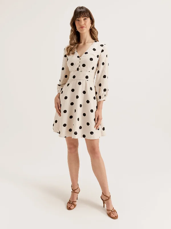 Full Moon Mini Dress Classic Floral Mini Dress