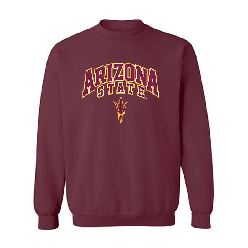 Arizona State - NCAA Women's Soccer : savannah maley - Crewneck Sweatshirt Classic Shersey Hoodie with Puffed Sleeves Voluminous Trendy Arizona State - NCAA Women's Soccer : savannah maley - Crewneck Sweatshirt Classic Shersey Hoodie with Puffed Sleeves Voluminous Trendy
