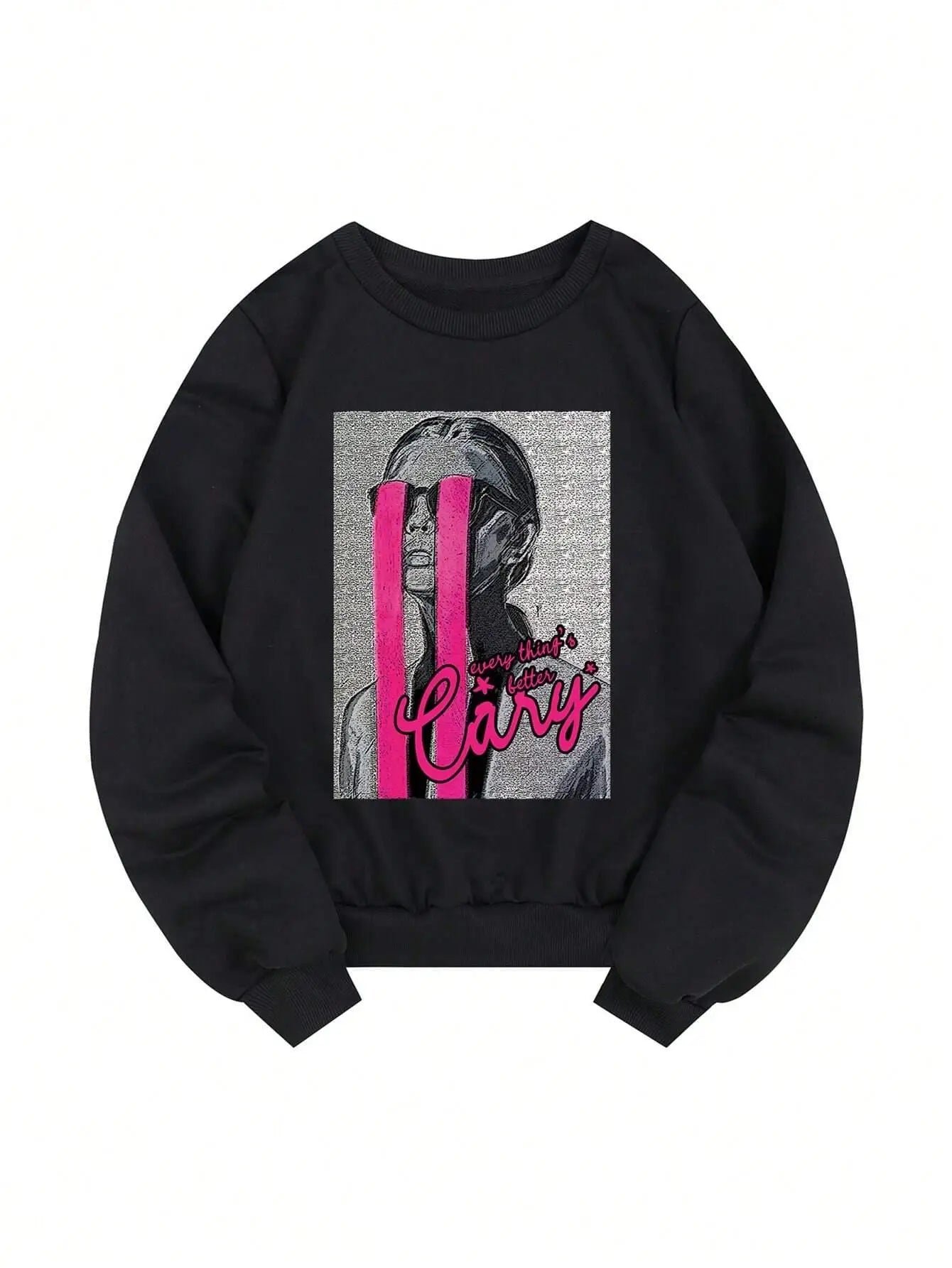Funny Goddess Weeping Face Pattern Women Hoody Harajuku Loose Sweatshirt Fleece Warm Hoodie Soft Crewneck All-Match Female Top Hoodie with Mock Neck Collared Structured Funny Goddess Weeping Face Pattern Women Hoody Harajuku Loose Sweatshirt Fleece Warm Hoodie Soft Crewneck All-Match Female Top Hoodie with Mock Neck Collared Structured