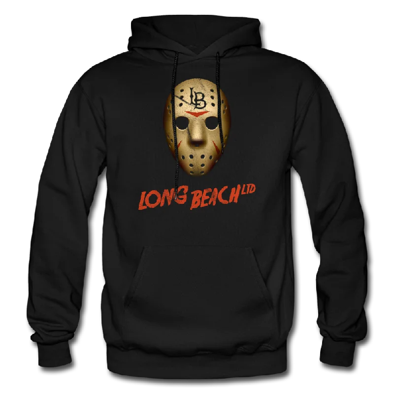Friday | Black Hoodie Hoodie with Hem Drawcord Adjustable Customizable