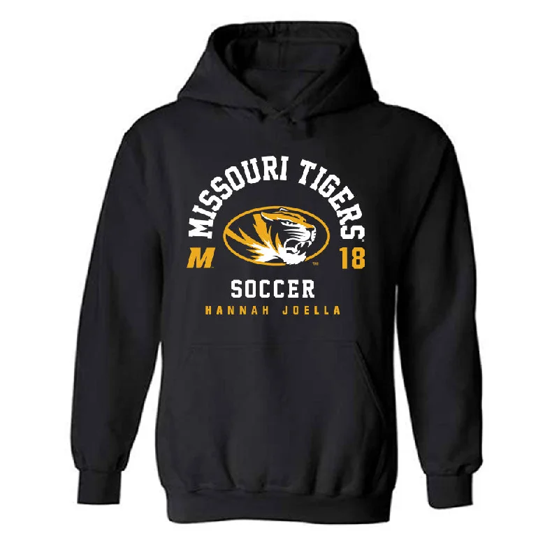 Missouri - NCAA Women's Soccer : Hannah Joella - Classic Fashion Shersey Hooded Sweatshirt Hoodie with Double Zipper Versatile Adjustable Missouri - NCAA Women's Soccer : Hannah Joella - Classic Fashion Shersey Hooded Sweatshirt Hoodie with Double Zipper Versatile Adjustable