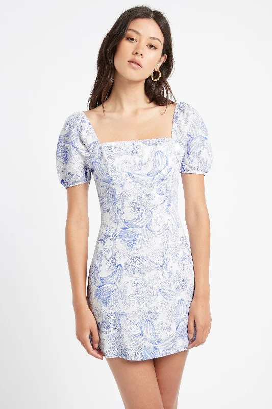 Atlas Mini Dress Comfortable Fit-and-Flare Mini Dress