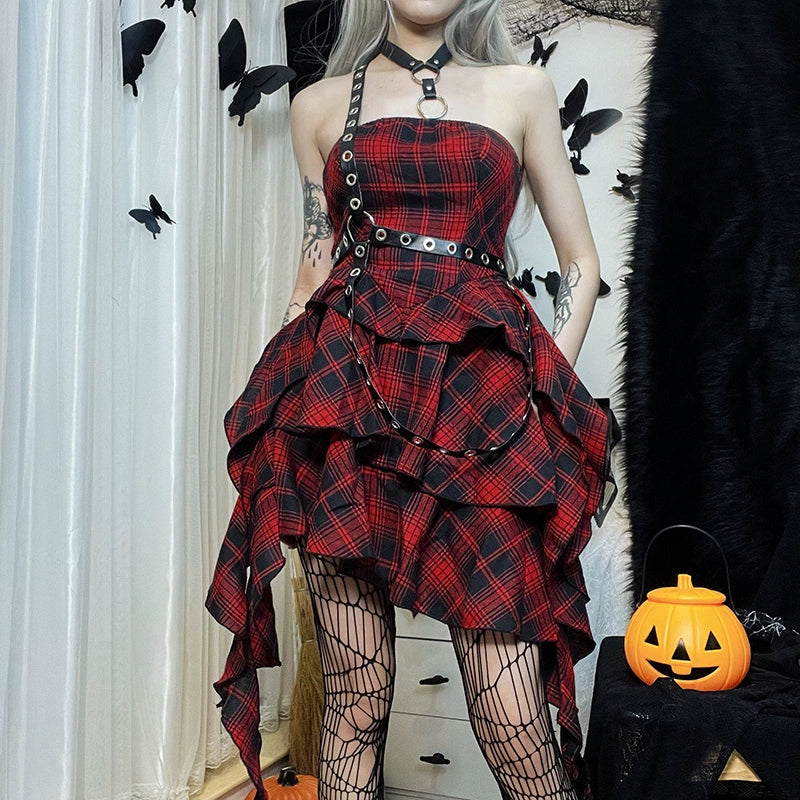 Red Checkered