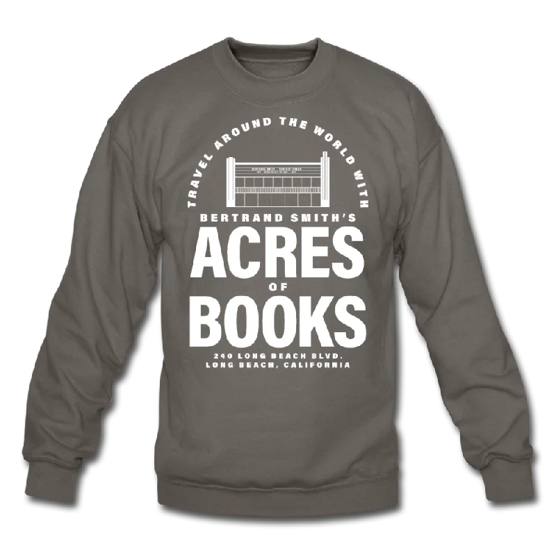 Acres of Books | Crewneck Sweatshirt (Multiple Colors) Hoodie with Tied Waist Feminine Flattering