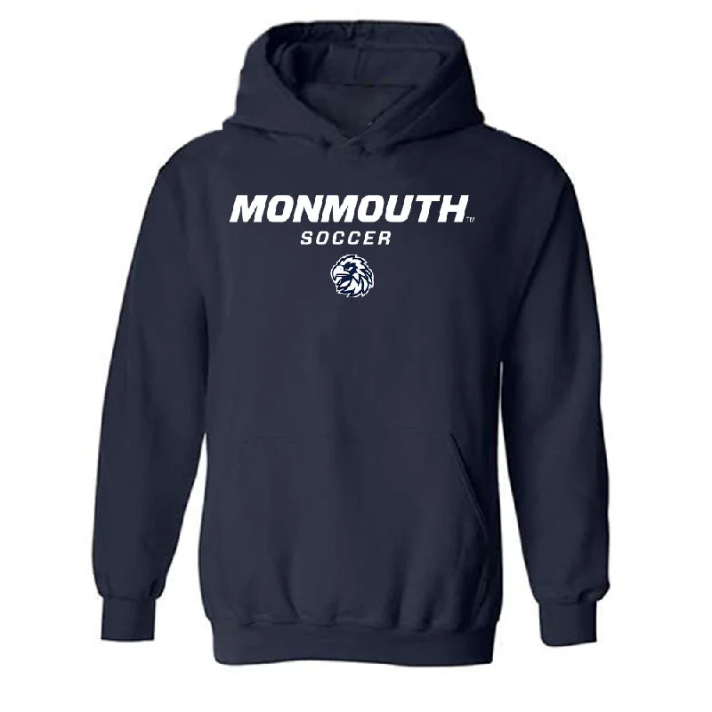 Monmouth - NCAA Women's Soccer : Clara Ford - Classic Shersey Hooded Sweatshirt Hoodie with Tied Waist Feminine Flattering Monmouth - NCAA Women's Soccer : Clara Ford - Classic Shersey Hooded Sweatshirt Hoodie with Tied Waist Feminine Flattering