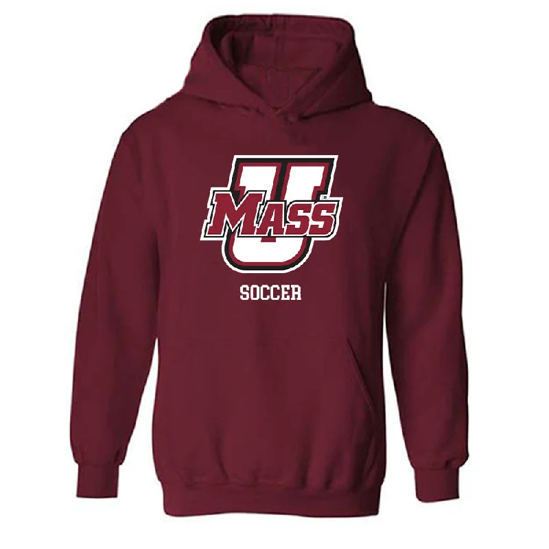 UMass - NCAA Women's Soccer : Sarah Flanagan - Classic Fashion Shersey Hooded Sweatshirt Hoodie with Front Slit Layering Stylish UMass - NCAA Women's Soccer : Sarah Flanagan - Classic Fashion Shersey Hooded Sweatshirt Hoodie with Front Slit Layering Stylish