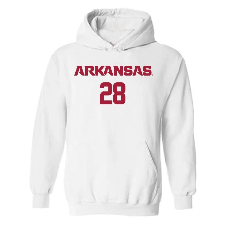 Arkansas - NCAA Women's Soccer : Kyndal Ewertz - Hooded Sweatshirt Oversized Hoodie Comfort Casual Arkansas - NCAA Women's Soccer : Kyndal Ewertz - Hooded Sweatshirt Oversized Hoodie Comfort Casual