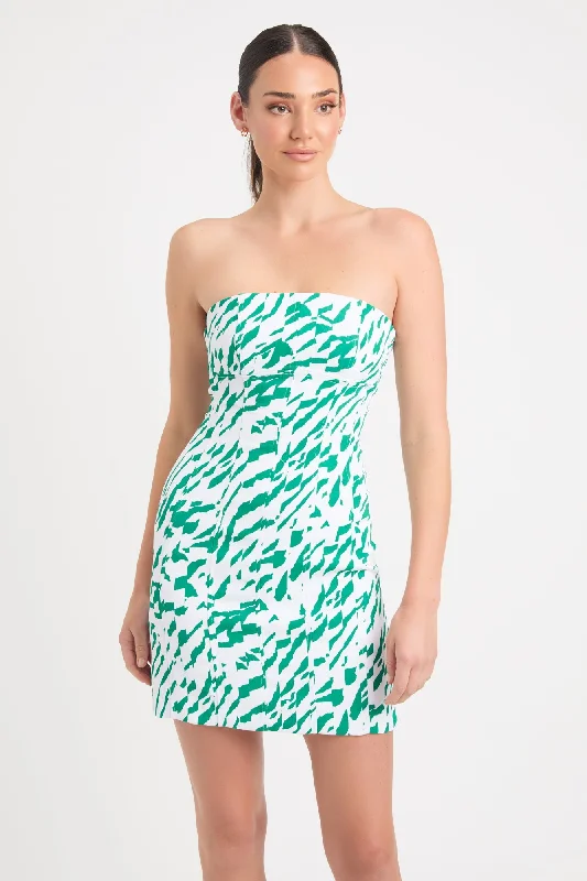 Jamila Mini Dress Elegant Satin Mini Dress