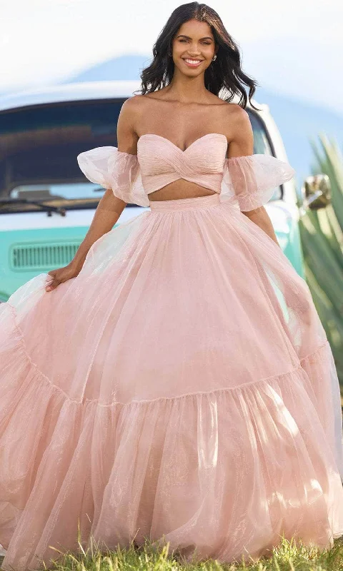 Sherri Hill 55603 - Two Piece Dress Maxi Flowy Bohemian