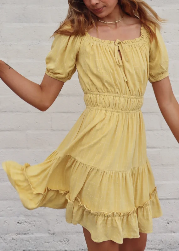 Summer Checklist Mini Dress Casual Mini Dress with Pockets
