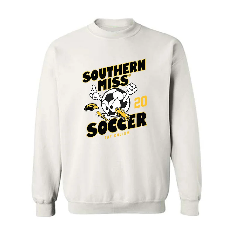 Southern Miss - NCAA Women's Soccer : Tay Collum - Fashion Shersey Sweatshirt Hoodie with Hem Drawcord Adjustable Customizable Southern Miss - NCAA Women's Soccer : Tay Collum - Fashion Shersey Sweatshirt Hoodie with Hem Drawcord Adjustable Customizable