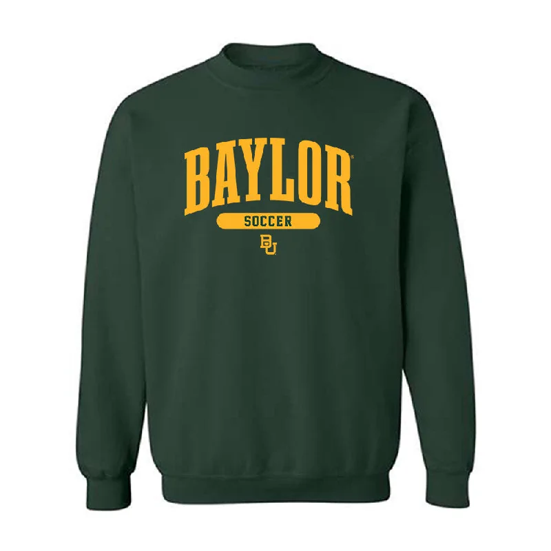 Baylor - NCAA Women's Soccer : Natalie Vatter - Crewneck Sweatshirt Hoodie with Distressed Vintage Worn Baylor - NCAA Women's Soccer : Natalie Vatter - Crewneck Sweatshirt Hoodie with Distressed Vintage Worn