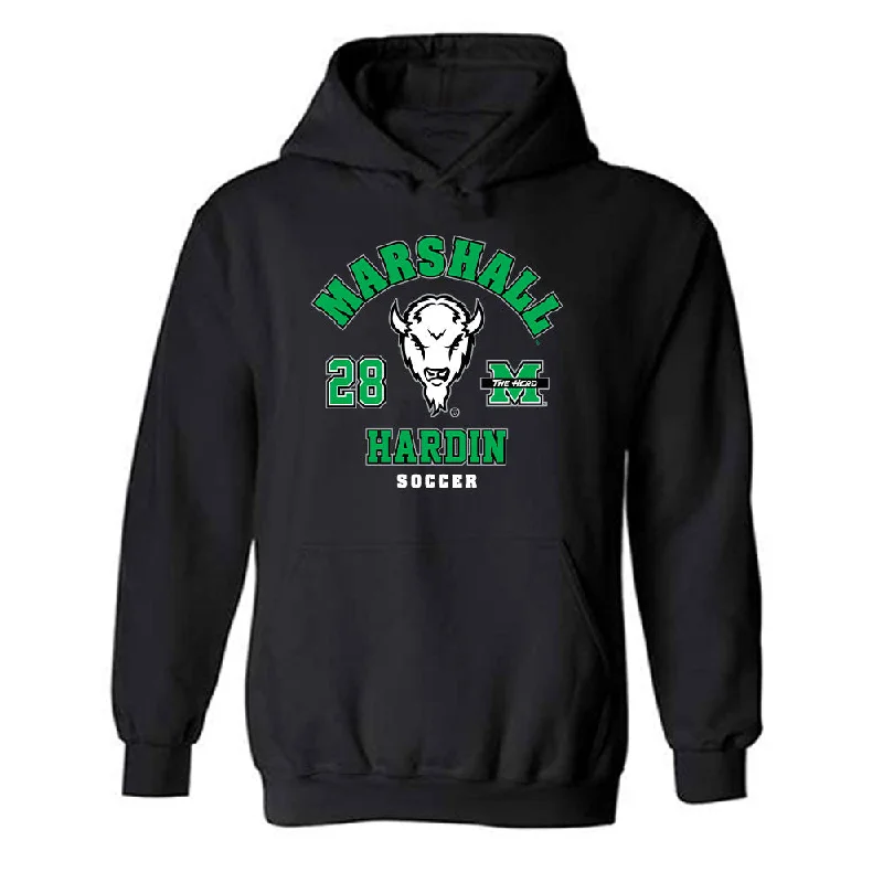 Marshall - NCAA Women's Soccer : Alyssa Hardin - Classic Fashion Shersey Hooded Sweatshirt Hoodie with Ribbed Hem Stretchable Secure Marshall - NCAA Women's Soccer : Alyssa Hardin - Classic Fashion Shersey Hooded Sweatshirt Hoodie with Ribbed Hem Stretchable Secure