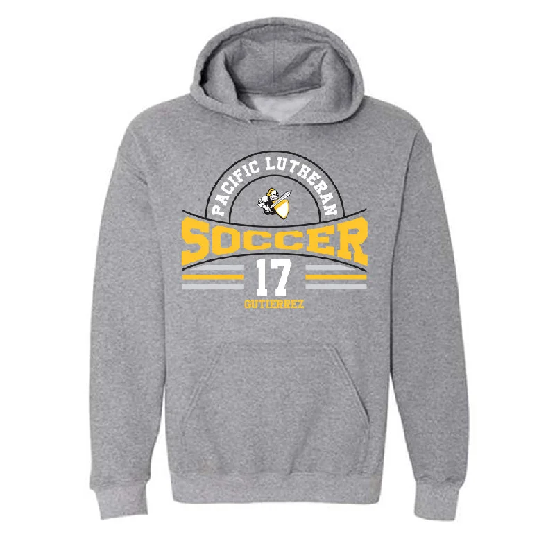 PLU - NCAA Women's Soccer : Kiana Gutierrez - Hooded Sweatshirt Classic Fashion Shersey Hoodie with Hem Elastic Stretchable Comfortable PLU - NCAA Women's Soccer : Kiana Gutierrez - Hooded Sweatshirt Classic Fashion Shersey Hoodie with Hem Elastic Stretchable Comfortable