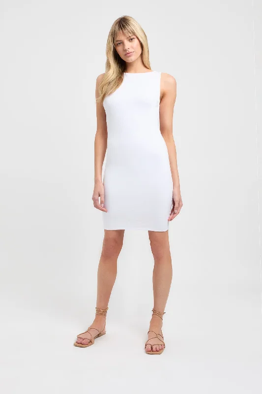 Kaz Boatneck Mini Dress Stylish Summer Mini Dress