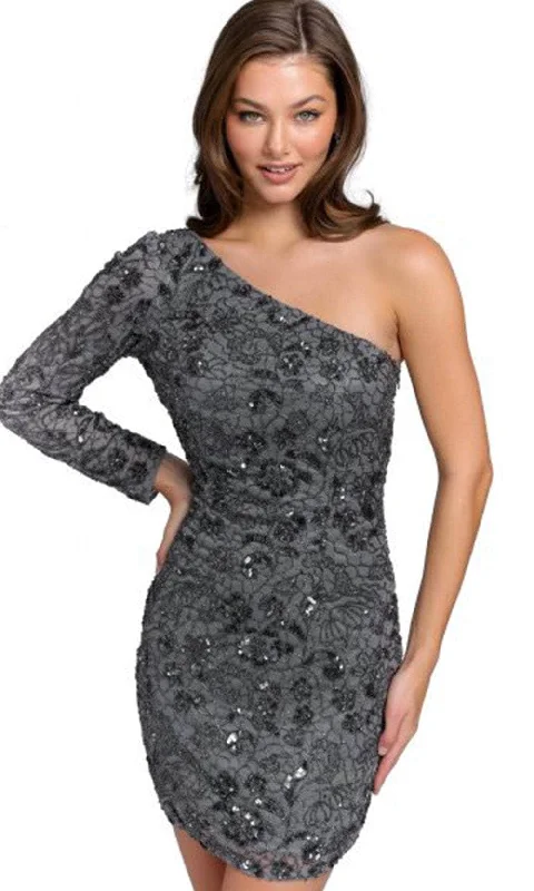 Primavera Couture 3865 - Asymmetrical Sheath Cocktail Dress A-Line Day Work