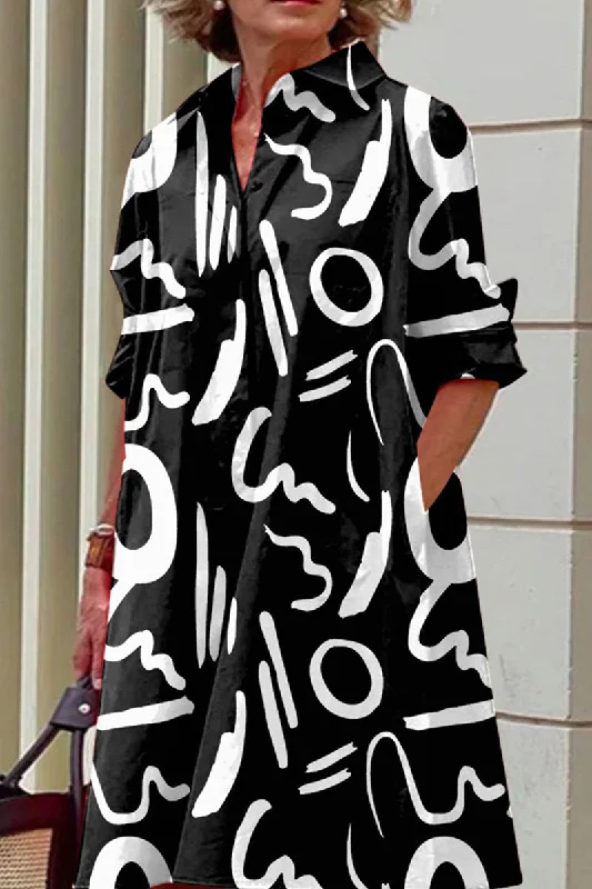 Black White