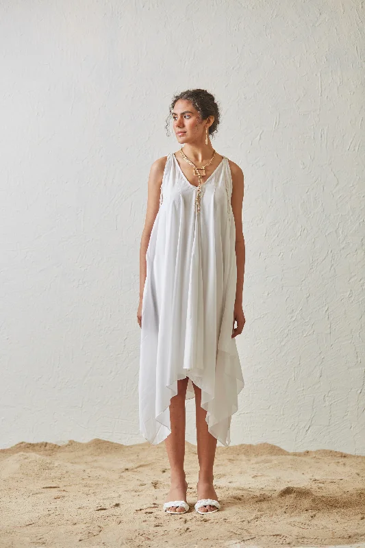 Cotton Handkerchief Dress Tunics Polka dots
