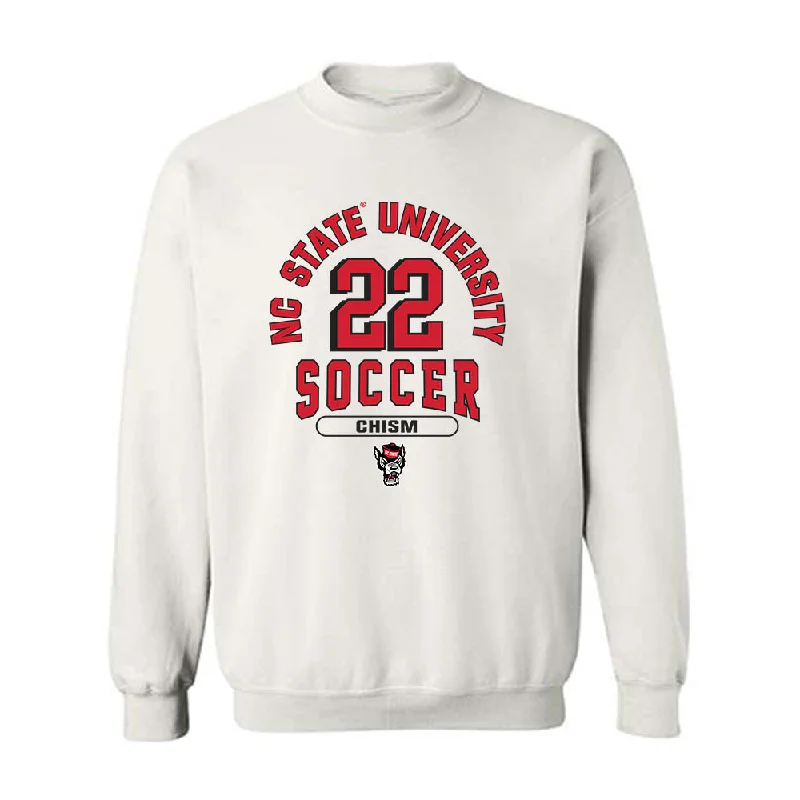 NC State - NCAA Women's Soccer : Taylor Chism - Classic Fashion Shersey Sweatshirt Hoodie with Hem Applique Textured Unique NC State - NCAA Women's Soccer : Taylor Chism - Classic Fashion Shersey Sweatshirt Hoodie with Hem Applique Textured Unique