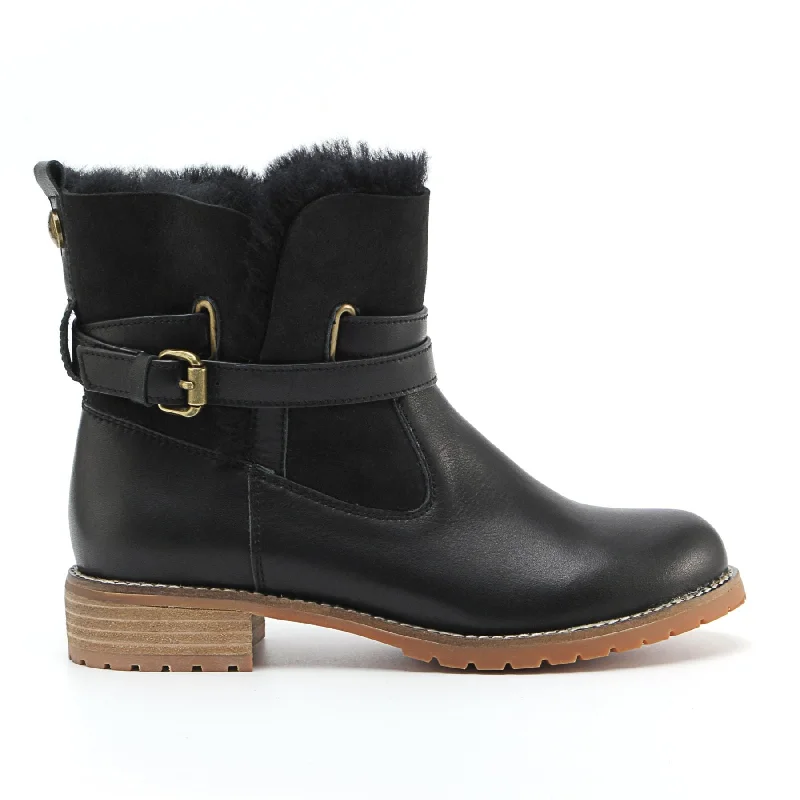 Hazel - Sheepskin Dress Boot Tunics Velvet soft