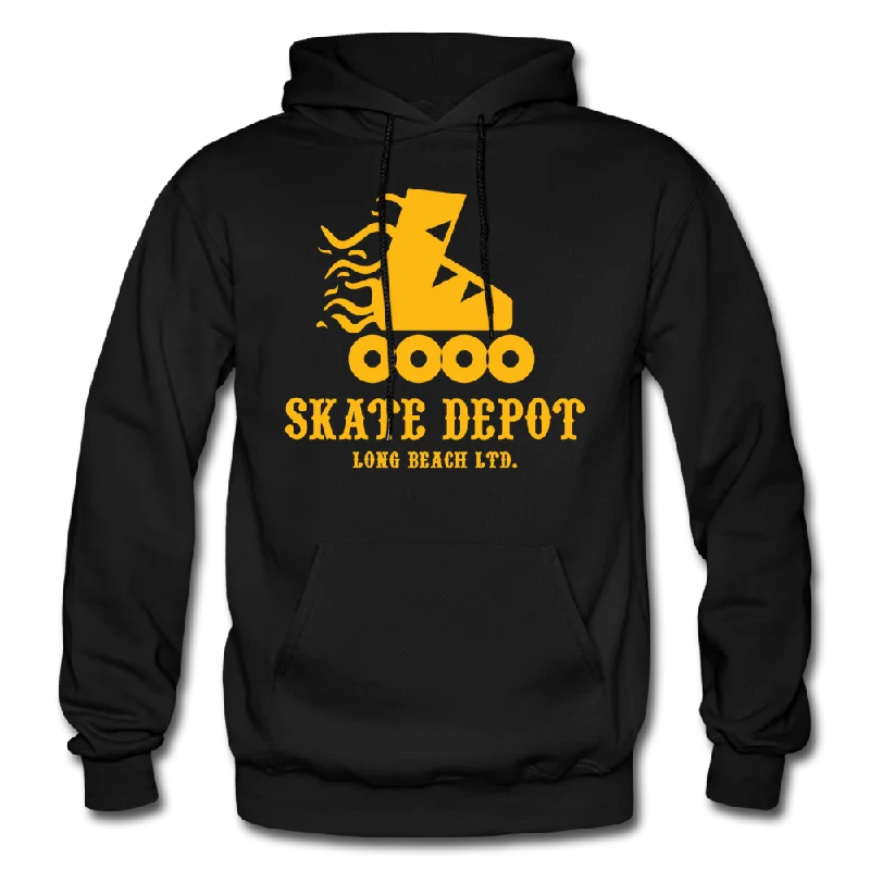 Skate Depot Classic | Hoodie (Multiple Colors) Hoodie with Hem Raw Edge Edgy Unfinished Skate Depot Classic | Hoodie (Multiple Colors) Hoodie with Hem Raw Edge Edgy Unfinished