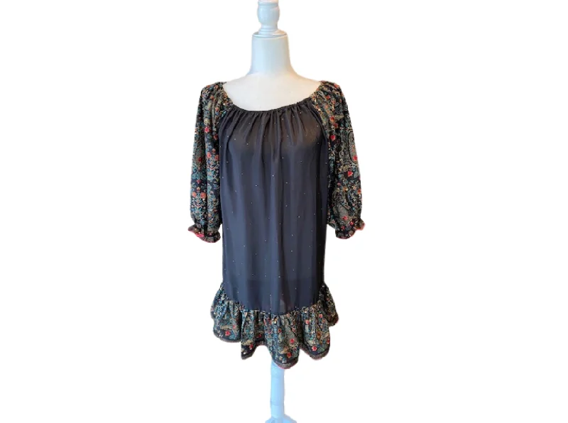 Lolita Jaca St Barth Silk Mini Dress Trendy Floral Mini Dress
