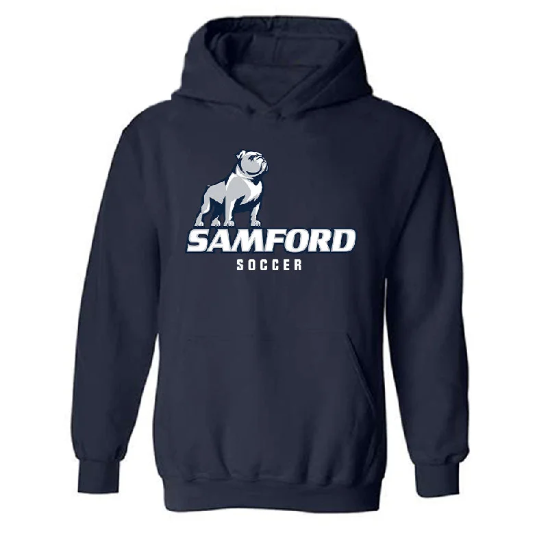 Samford - NCAA Women's Soccer : Brigid McElderry - Hooded Sweatshirt Classic Shersey Hoodie with Side Slits Relaxed Casual Samford - NCAA Women's Soccer : Brigid McElderry - Hooded Sweatshirt Classic Shersey Hoodie with Side Slits Relaxed Casual