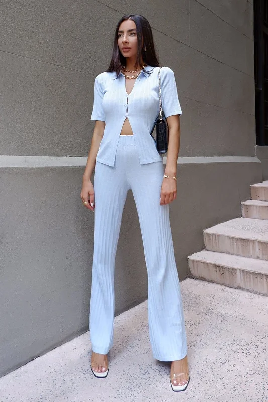 Golden Girl Pants - Sky Blue Comfortable Jogging Pants