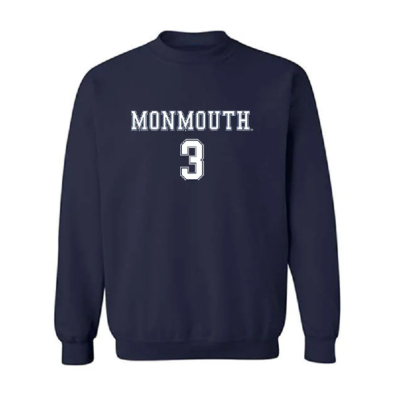 Monmouth - NCAA Women's Soccer : Maddison Perna - Replica Shersey Sweatshirt Hoodie with Elastic Waist Stretchable Comfortable Monmouth - NCAA Women's Soccer : Maddison Perna - Replica Shersey Sweatshirt Hoodie with Elastic Waist Stretchable Comfortable