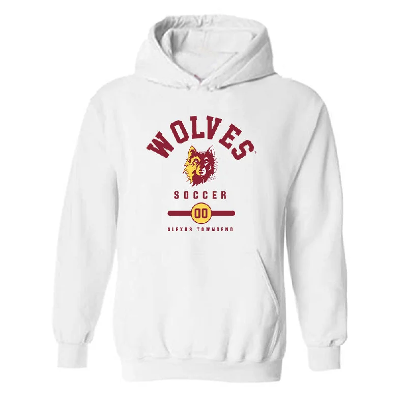 NSU - NCAA Women's Soccer : Alexus Townsend - Classic Fashion Shersey Hooded Sweatshirt Hoodie with Hem Contrast Bold Stylish NSU - NCAA Women's Soccer : Alexus Townsend - Classic Fashion Shersey Hooded Sweatshirt Hoodie with Hem Contrast Bold Stylish