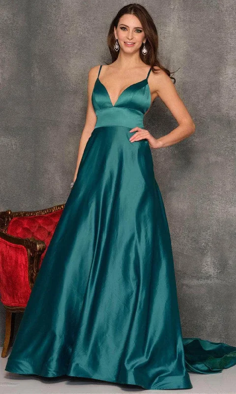 Dave & Johnny 10719 - Spaghetti Strap V-Neck Prom Dress Tunics Custom made